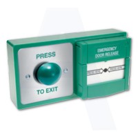 Asec Combined Exit Button and Call Point