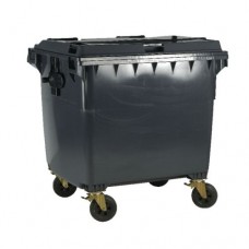 1100 Litre Wheelie Bin With Flat Lid