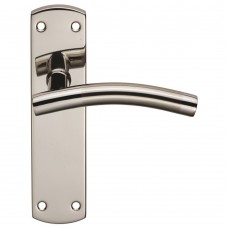 Steelworx Residential Curved Lever on Backplate