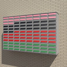 Wall mounted Mailboxes  - (MAILBOXWALL)
