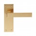 Sasso Lever on Latch Backplate EUL012 (EUL012) Grant Haze Architectural Ironmongers and Builders Merchants