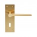 Velino Lever on Backplate Lock EUL021 (EUL021) Grant Haze Architectural Ironmongers and Builders Merchants