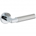 Milan Dual Finish Zinc Lever on Rose - ZPZ030 (ZPZ030) Grant Haze Architectural Ironmongers and Builders Merchants
