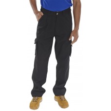 Black Cargo Trousers