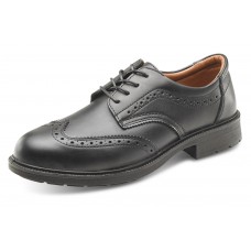 S1 Black Brogue Shoe