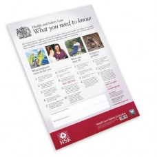 Health and Safety Law Poster Health and Safety Law Poster
