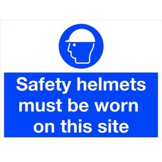 Safety helmets must be worn