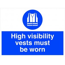 High visibility vests must be worn High visibility vests must be worn