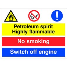 Petroleum Spirit Highly Flammable