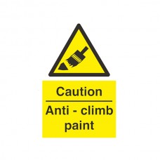 Caution Anti Climb Paint