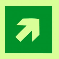 Photoluminescent Fire Exit Arrow