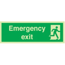 Photoluminescent Emergency Exit